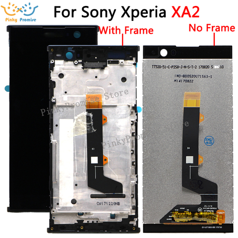 Ensemble écran tactile LCD de remplacement, 5.2 pouces, pour Sony Xperia XA2 H4133 H4131 H4132, outils gratuits ► Photo 1/6