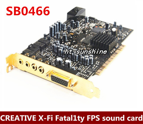 Carte son PCI originale créative x-fi Fatal1ty FPS SB0466 64 M 7.1 ► Photo 1/1