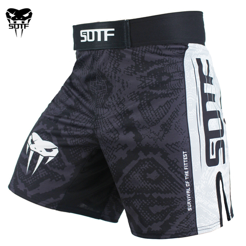 SOTF – short de boxe en forme de serpent, respirant, de sport féroce, MMA, Tiger Muay Thai, de combat, de kickboxing ► Photo 1/6