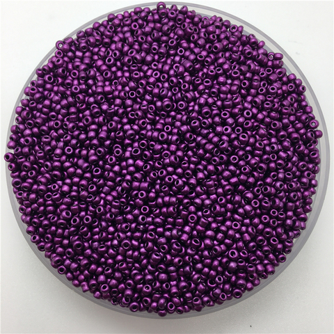 Perles de rocaille en verre tchèque pour la fabrication de bijoux, breloque violette, 2mm, 3mm, 4mm ► Photo 1/1
