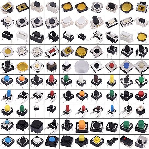 EziUsin – Kit de réparation de boutons poussoirs tactiles, 500 pièces, pour télécommande de voiture, tablette, PC, interrupteur Tactile ► Photo 1/6