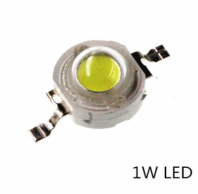 Puces LED haute puissance, 1 W 50pcs 1 Watt, émetteurs de lumière blanche, blanc, Diode LED-110 lm, perles LED, 120-lm, 1 W ► Photo 1/2