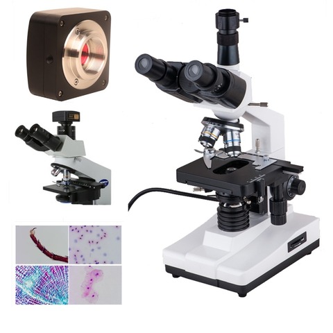 Microscope biologique trinoculaire XP203 avec caméra CMOS 3M ► Photo 1/1