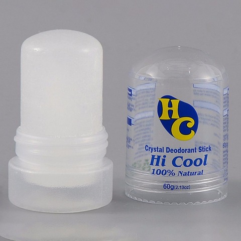 60G Portable Non toxique naturel de qualité alimentaire cristal déodorant alun bâton corps aisselles anti-odeurs anti-transpirant ► Photo 1/6