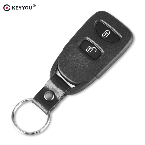KEYYOU coque de clé de voiture 2 boutons télécommande clé couverture vierge pour Hyundai IX25 Tucson ► Photo 1/5