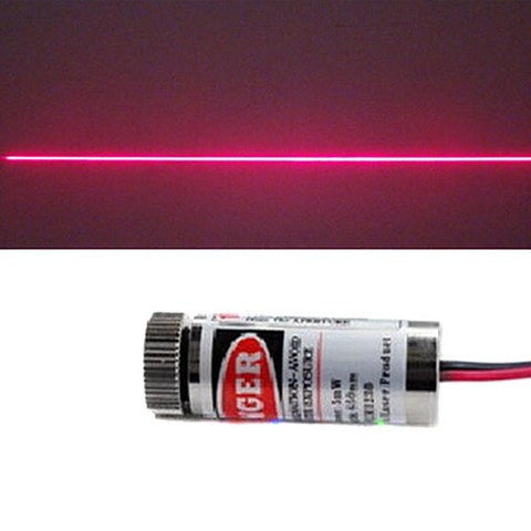 Haute Qualité Rouge Ligne Module Laser 5 mW 650nm Mise Au Point Réglable Tête Laser 5 V Qualité Industrielle P0.05 ► Photo 1/1