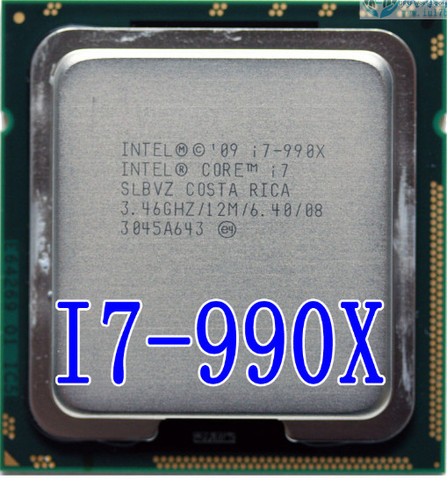 Pièces rayées, processeur intel I7 990X 3.46G /Six cœurs/LGA 1366, 130W ► Photo 1/1