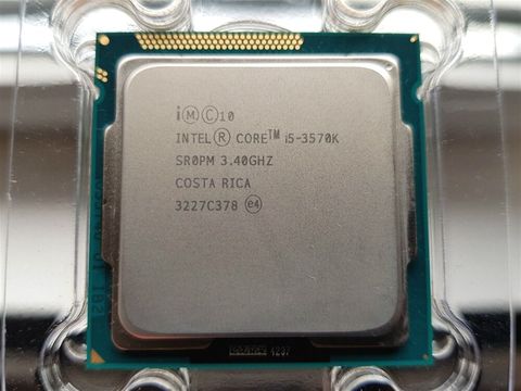 Intel Core i5 3570 K 3.4 GHz 6 MB 5.0GT/s SR0PM LGA1155 i5-3570k CPU Processeur ► Photo 1/2