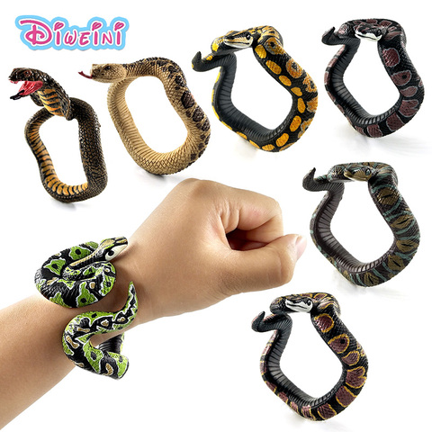 Halloween serpent Bracelet animal modèle action figure en plastique cadeau amusant pour enfants éducatifs enfants garçons filles jardin jouets chauds ► Photo 1/6