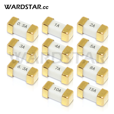 10 pièces 1808 SMD fusibles fusible jetable 250mA 500mA 700mA 0.25A 0.5A 0.75A 1A 2A 3A 4A 5A 6.3A 7A 8A 10A 15A 0451 ► Photo 1/3