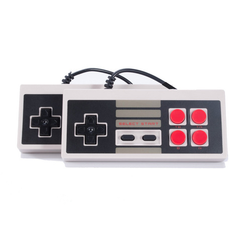 Mini Console de jeux vidéo portable coolbaby, contrôleur à 4 boutons rouges, 9 broches, 8 bits ► Photo 1/6