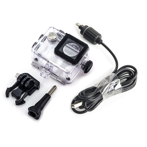 Accessoires de caméra pour SJCAM SJ4000 Sj7000 sj9000, boîtier étanche, coque de chargeur, câble USB C30 H9 A8 C4 pour moto clown ► Photo 1/6