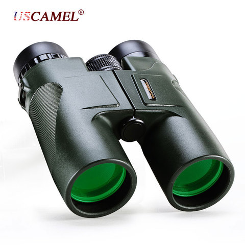 USCAMEL – jumelles 10x42, professionnelles, pour la chasse, Zoom, haute qualité, Vision, sans infrarouge, vert militaire ► Photo 1/6