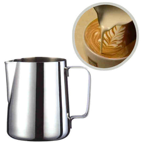 DROHOEY - pichet café en acier inoxydable, pour lait, pour barista ► Photo 1/6
