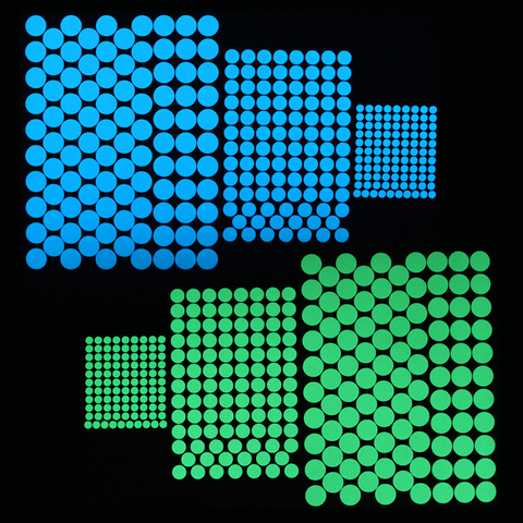 Autocollants muraux de cercles lumineux à pois ronds brillants, pour plafond de chambre d'enfant, décoration pour la maison, DIY, 100 pièces ► Photo 1/5