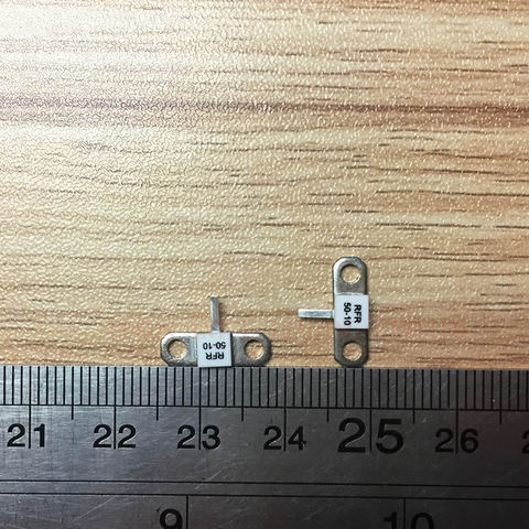 Résistance à terminaison à bride RFR50-10, 10 W, 50 ohm, DC-3GHz, RFR50-10TBE0707, 10 watt, 50 ohms, charge factice, broche unique, original ► Photo 1/1