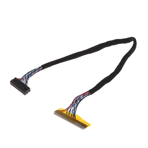 Câble LVDS 26cm pour panneau LCD 14.1-15.6 pouces, 30 broches, 1ch, 6 bits, fixation universelle, offre spéciale ► Photo 1/1