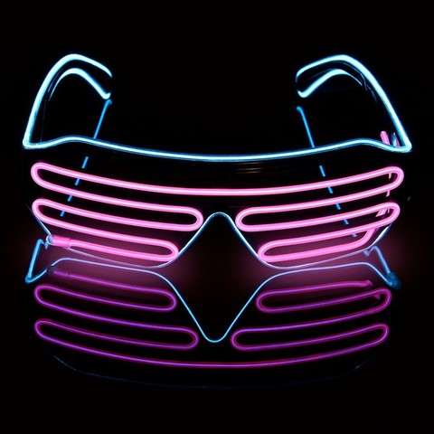 Nouveauté LED lunettes éclairent les nuances clignotant lumineux Rave nuit noël activités mariage fête d'anniversaire décoration 4 couleurs ► Photo 1/6