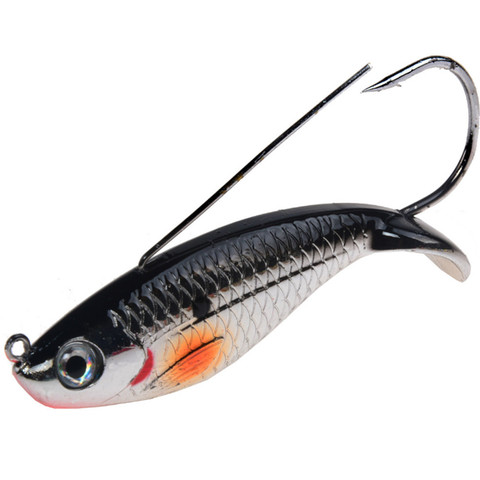 Leurre coulant Anti-herbe avec hameçon unique, appât artificiel dur avec Wobbler pour la pêche à la carpe, 5 couleurs disponibles, 8.5cm, 21.2g, 1 pièce ► Photo 1/6