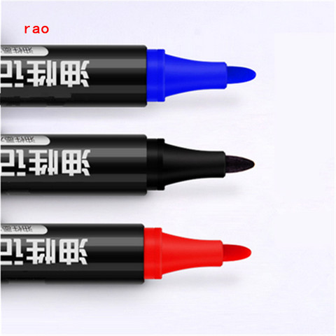 Stylo marqueur S55 étanche avec écriture lisse, noir bleu rouge, papeterie, grande huile, stylo marqueur multifonction ► Photo 1/6