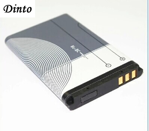Dinto – Batteries de remplacement pour téléphone portable, 1020mAh, pour Nokia BL-5C 1112 1208 1600 n70 n71 BL5C BL 5C, 1 pièce ► Photo 1/2