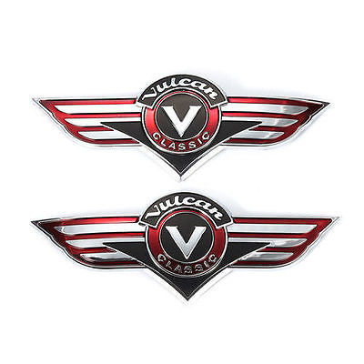 Emblème de réservoir d'essence de moto 3D chromé pour Kawasaki Vulcan 400 800 500 1500 classique VN400 VN500 VN800 VN1500 ► Photo 1/5