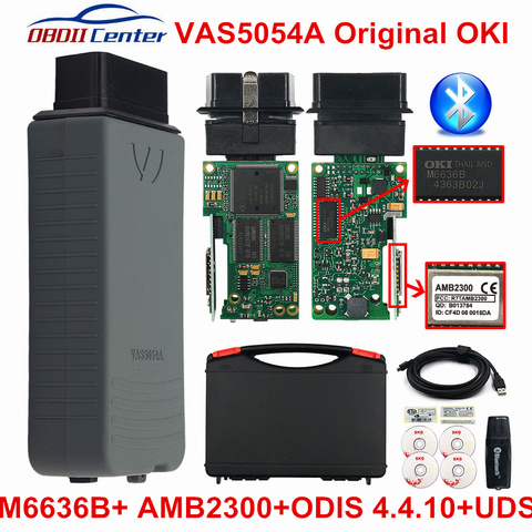 Bluetooth 5054A OKI Original pleine puce V5.1.6 V5.1.3 V4.4.3 Scanner de Diagnostic de voiture Wifi 6154 4.4.10/4.4.3 5054 UDS OKI ► Photo 1/6