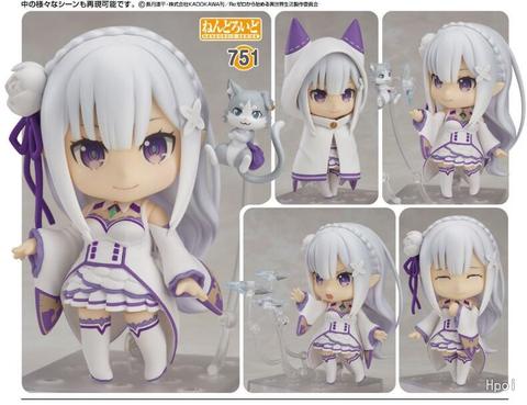 Re:Zero kara Hajimeru Isekai Seikatsu Emilia – figurine d'action en PVC, 751 #, nouvelle Collection de jouets pour cadeau de noël ► Photo 1/6