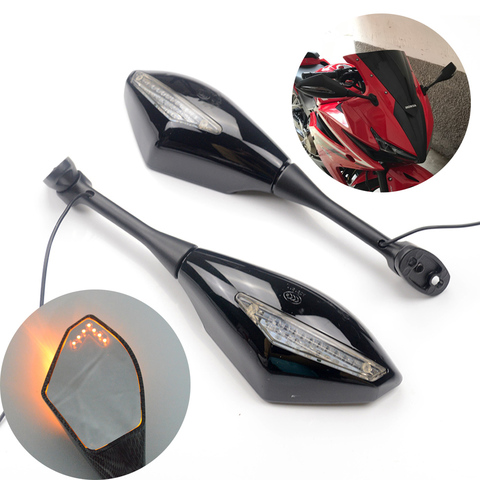 Clignotants arrière de motocyclettes LED pour Honda CBR 600, 900 et 1000 RR CBR300R CBR500R CBR250R, rétroviseurs de vélo ► Photo 1/6