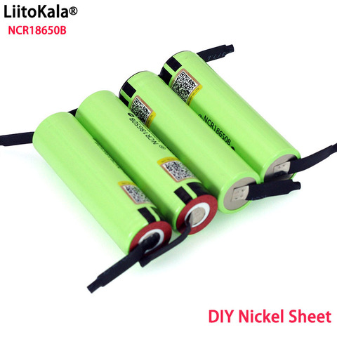 Liitokala Original NCR18650B 3.7 v 3400 mah 18650 Lithium batterie Rechargeable soudage Nickel feuille batteries en gros ► Photo 1/5