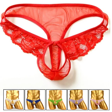 Tanga et G pour hommes, cordes, noir et rouge, Jockstrap, Lingerie érotique, culotte Sexy, nouvelle collection sous-vêtements en dentelle, 2022 ► Photo 1/4