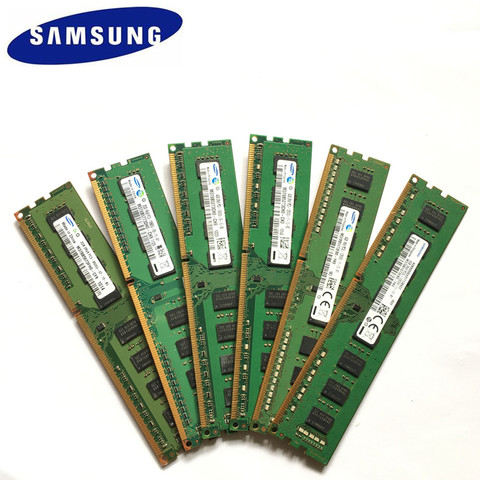 Samsung – mémoire de serveur d'ordinateur de bureau, modèle DDR3, capacité 2 go 4 go 8 go, fréquence d'horloge 1333/1600/1333/1600/800MHZ, RAM 2G DDR2, fréquence d'horloge/4G/8g ► Photo 1/2