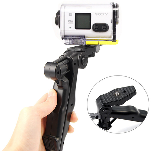 Mini trépied et stabilisateur à main pour sony action cam HDR-AS100V AS300R AS50 AS200V X3000R AEE caméra sport ► Photo 1/2