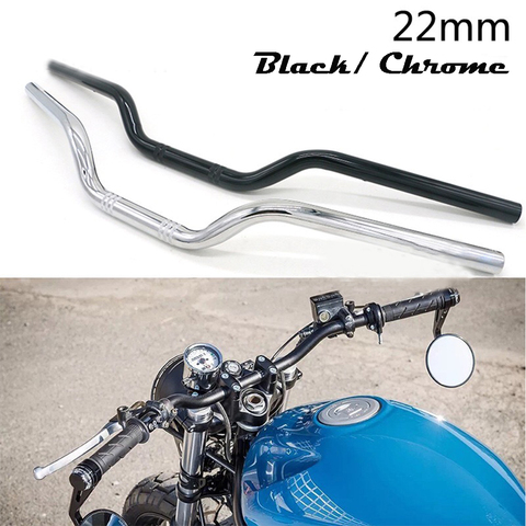 Guidon de moto 22mm fer guidon 7/8 