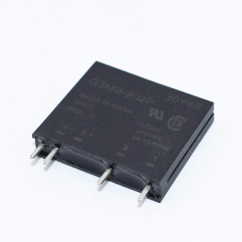 Relais à semi-conducteurs G3MB-202P-5VDC G3MB-202P-5V G3MB-202P DC-AC PCB SSR en 5VDC, sortie 240V AC 2A ► Photo 1/1