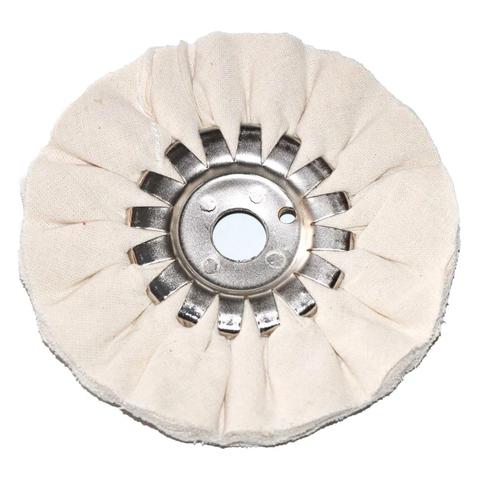 Disque de polissage en coton blanc, 5 pouces, 125x16mm, outil abrasif pour meuleuse d'établi ► Photo 1/4
