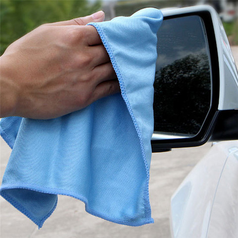 Nettoyage de voiture microfibre verre serviette en tissu serviettes lavage fenêtre polissage absorbant pare-brise tissu 30cm x 30cm 1PC ► Photo 1/6