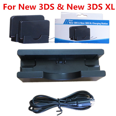 Support de chargeur universel USB en plastique ABS noir, Station de charge pour nintendo NEW 3DS 3dsll/XL ► Photo 1/6