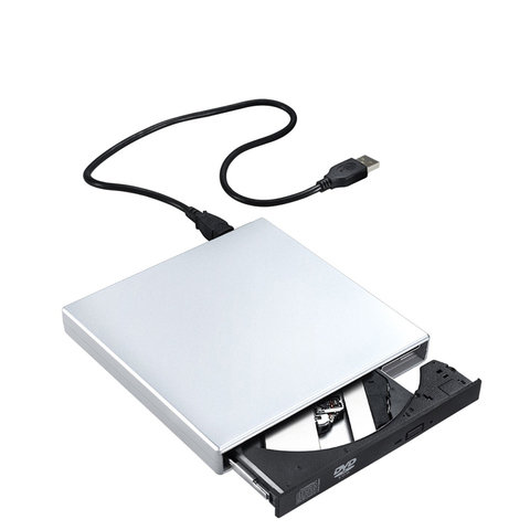 RW – lecteur optique DVD externe DVD-ROM USB 2.0, pour ordinateur portable et Windows CD-ROM, enregistreur ► Photo 1/1