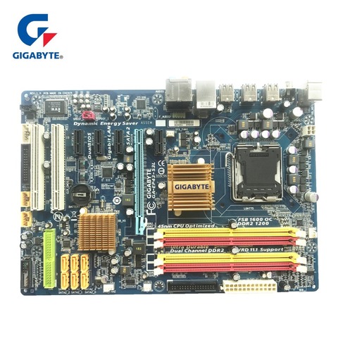 Gigabyte GA-EP43-S3L 100% D'origine Carte Mère LGA 775 DDR2 ordinateur de bureau Carte Mère 16 GB EP43-DS3L EP43-UD3L Planches Utilisées P43 ► Photo 1/6