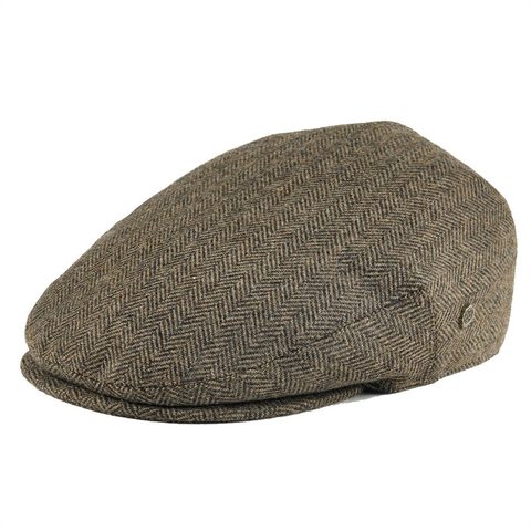 VOBOOM-casquette en laine Tweed plate à chevrons pour hommes et femmes, béret pour Newsboy, béret classique de chauffeur de taxi, chapeau de Golf et chasse au lierre 200 ► Photo 1/6