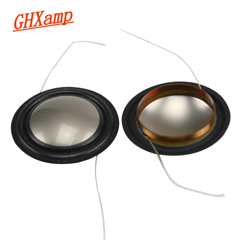GHXAMP – bobine mobile importée, Film titane + Membrane en soie, accessoires spéciaux, 8ohm, 20.4mm, 20.5 cœurs, 2 pièces ► Photo 1/6
