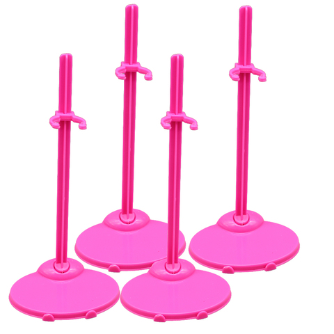 Présentoir mixte pour poupées barbie 1/6, 4 pièces/lot, pour poupées hautes, accessoires sur support es023 ► Photo 1/3