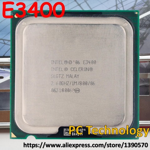 Processeur Intel Celeron E3400 2.60GHz, 1M ,800MHz, Original, livraison gratuite en 1 jour ► Photo 1/3