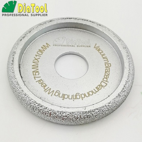 DIATOOL Diamètre 75mm Vide Brasé Diamant Profil Meule Diamant Disque Épaisseur 10/15/20/25/30 MM disponible ► Photo 1/6