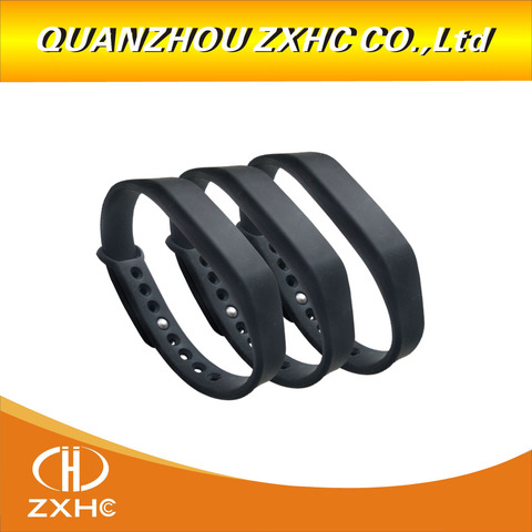 Bracelet Bracelet étanche en Silicone, (lot de 3 pièces), ajustable NFC Ntag213 (Compatible NTAG203) ► Photo 1/6