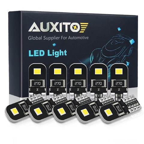 Ampoule Canbus LED 10x W5W T10, pour Lada Vesta Granta Kalina Niva Renault Duster Megane, éclairage intérieur de voiture, dôme, feux de stationnement ► Photo 1/6