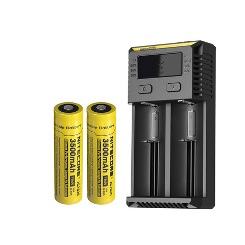 NITECORE nouveau I2 chargeur de batterie + NITECORE 18650 3500mAh NL1835 batterie Rechargeable li-ion ► Photo 1/6