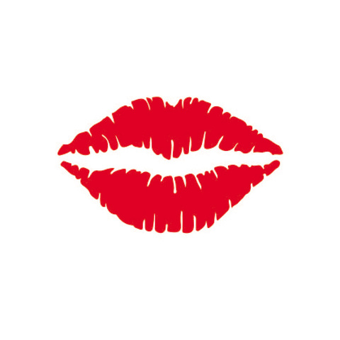 HonC Kiss Lip autocollant mural de voiture | Stickers muraux imperméables de personnalité pour fille rouge à lèvres Sexy pour fenêtre de voiture et maison ► Photo 1/6