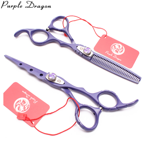 Pince à épiler, ciseaux professionnels en acier inoxydable, Violet-Dragon-Violet, accessoires réguliers pour animaux de compagnie, ciseaux amincissants, pour chien, pince de toilettage 6 